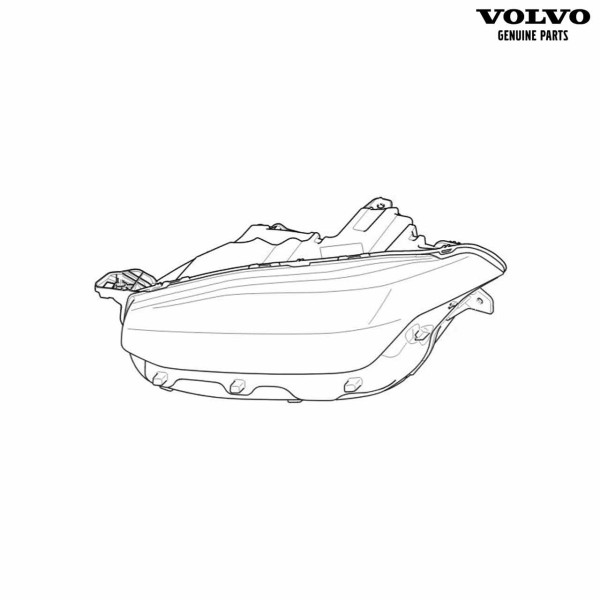 Original Volvo XC90 (2018-2022) Hauptscheinwerfer Thors Hammer Voll-LED links 31655774