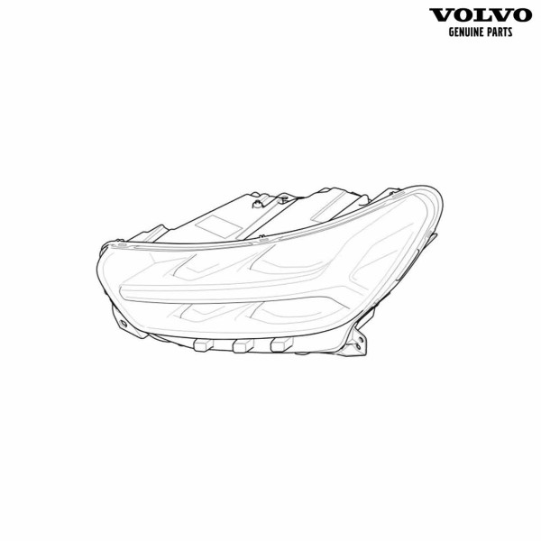 Original Volvo XC40 (2018-2022) Hauptscheinwerfer Thors Hammer Voll-LED links 31655981