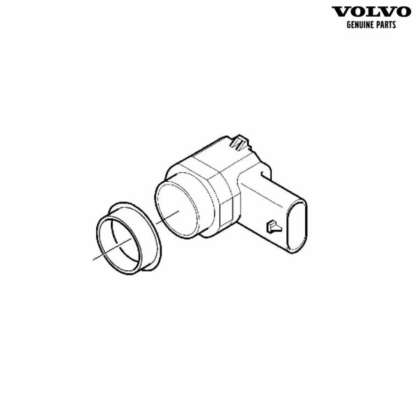 Original Volvo Einparksensor Sensor Einparkhilfe hinten 31341633