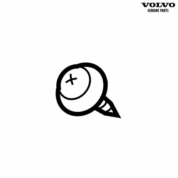 Original Volvo V40 V40CC (2013-2019) Clip Abdeckung Windlauf 30640705