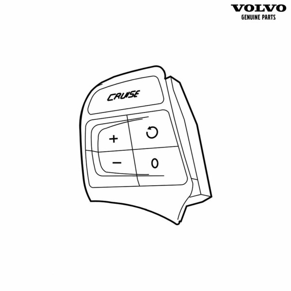 Original Volvo Schalter Multifunktionslenkrad Tempomat charcoal 31313949