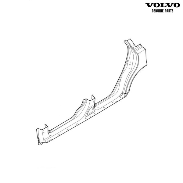 Original Volvo V50 (2004-2012) Schweller links 31265865