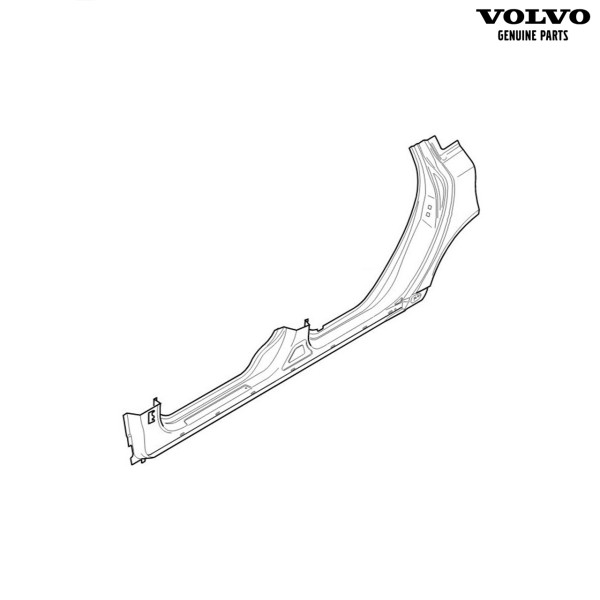 Original Volvo V70 XC70 (2008-2016) Schweller links 31283010