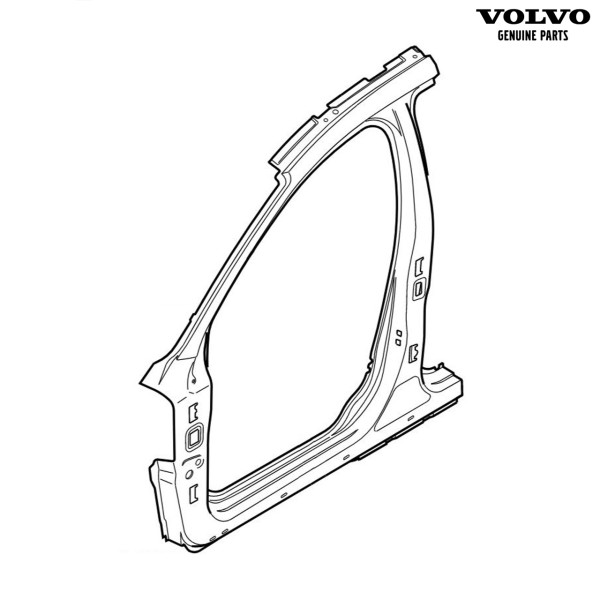 Original Volvo XC60 (2009-2017) Seitenwand vorne links 31416693