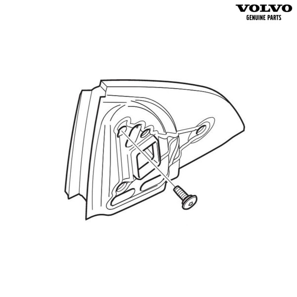 Original Volvo XC60 (2009-2017) Dichtung Spiegelfuß links 31402700