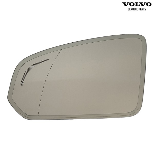 Original Volvo Spiegelglas Außenspiegel links 31402868 - Vorderseite