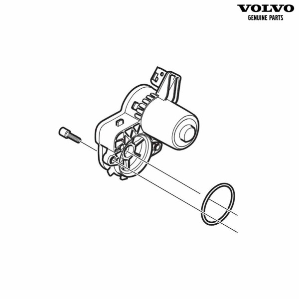 Original Volvo Stellmotor Handbremse links 31400426