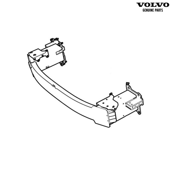 Original Volvo XC40 Pure Electric Stoßstangenträger vorne 32348750