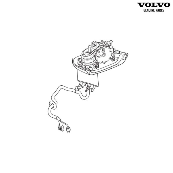 Original Volvo V90CC Außenspiegel links - BLIS, Abblendautomatik, Memoryfunktion 31402050