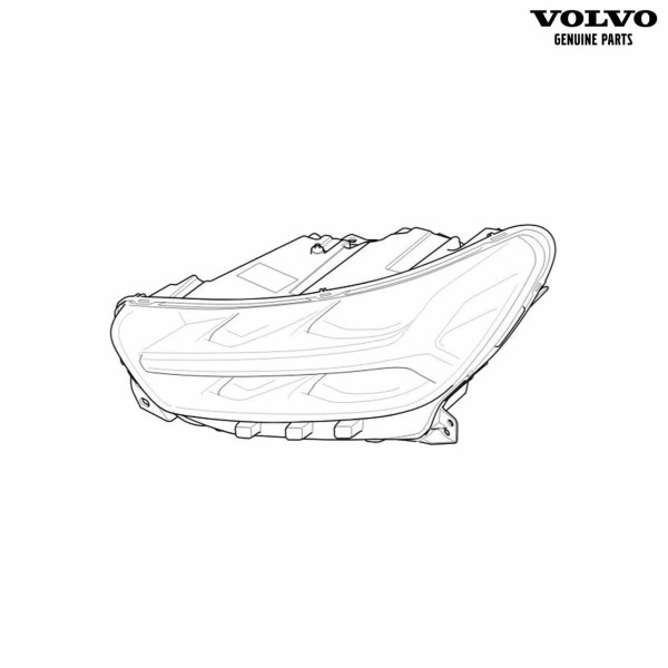 Original Volvo XC40 (2018-2022) Hauptscheinwerfer Thors Hammer Voll-LED links 31655989