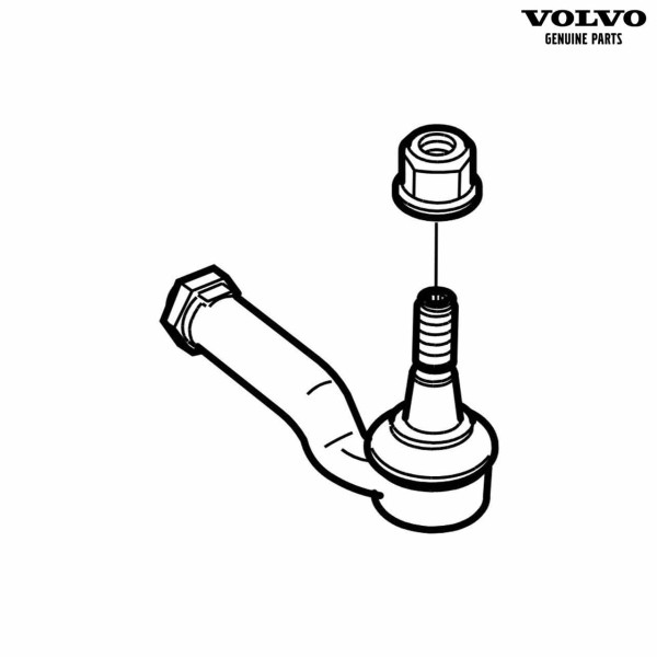 Original Volvo V40 V40CC (2013-2019) Spurstangenkopf Vorderachse links 31317781