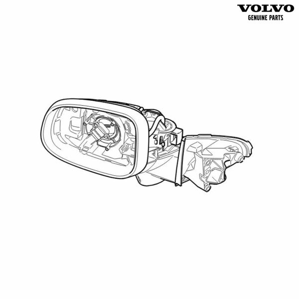 Original Volvo S80 V70 (2012-2016) Außenspiegel rechts - BLIS, Memoryfunktion, elektrisch einklappbar 3138611