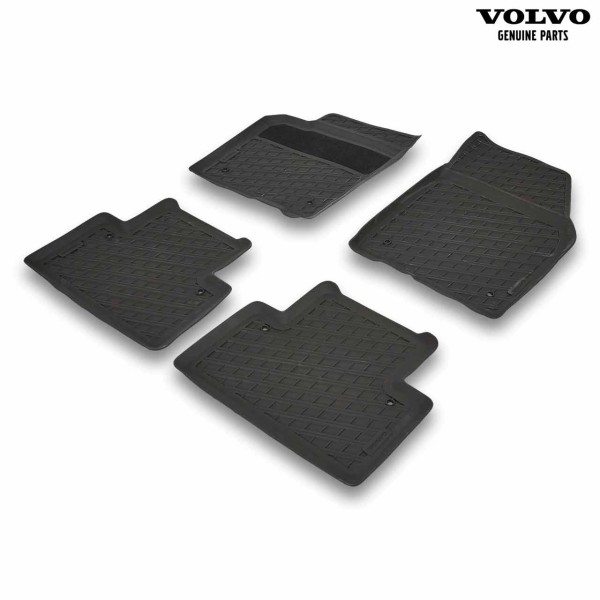 Original Volvo Gummi Fußmattensatz Farbe Offblack 39807167