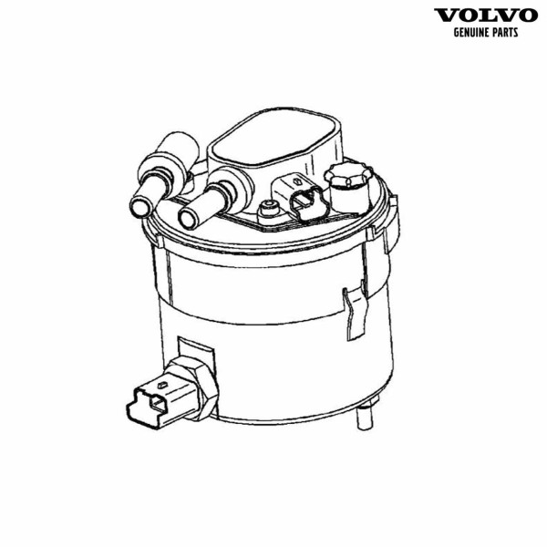 Original Volvo Kraftstofffilter mit integrierter Filterheizung 30783135