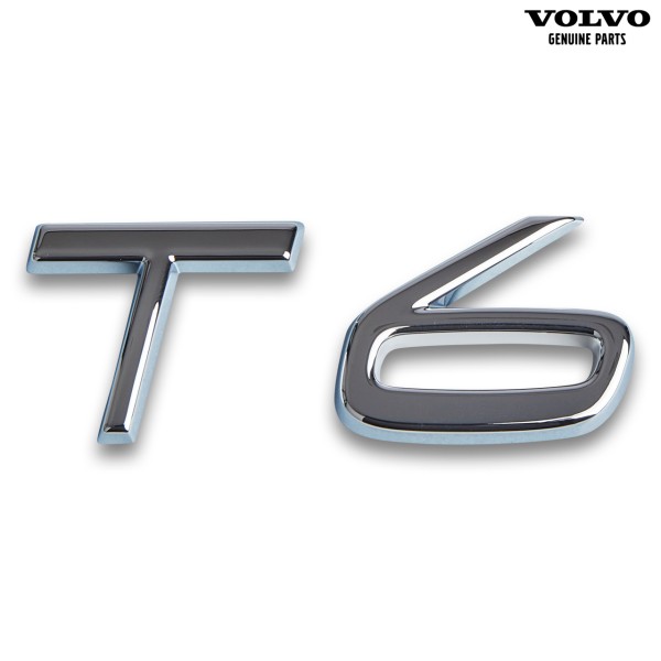 Original Volvo T6 Emblem Heckklappe 31333651 - Vorderseite