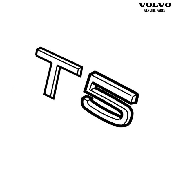 Original Volvo V40 V40CC (2013-2019) Emblem "T5" Heckklappe 31323139