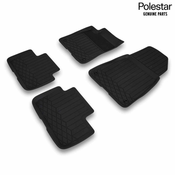 Original Polestar 2 Fußmattensatz Gummi 32357445