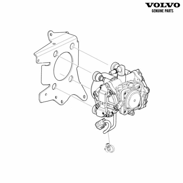 Original Volvo Unterdruckpumpe Bremsanlage 31423282