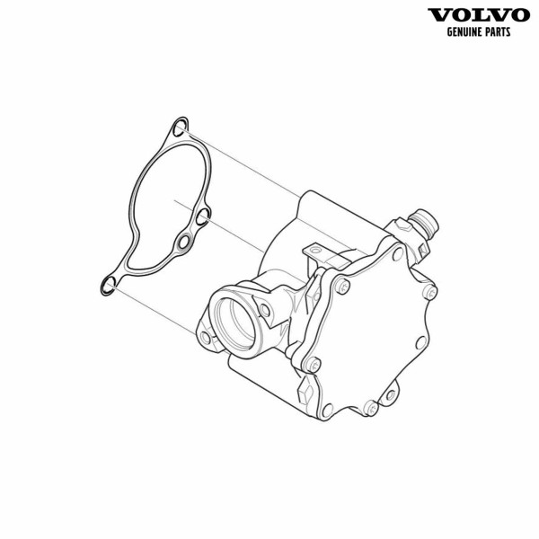 Original Volvo Unterdruckpumpe Bremsanlage 31480558