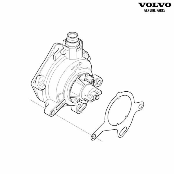 Original Volvo Unterdruckpumpe Bremsanlage 31422222